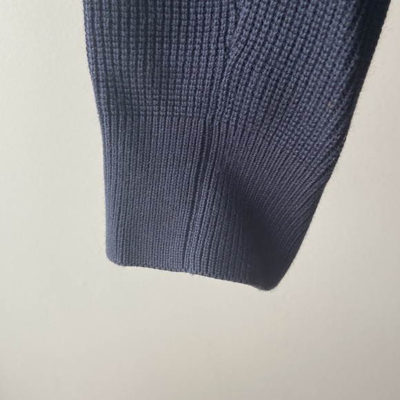 COS Dark Blue Long Sleeve Sweater in Cotton - Picture 5 of 6